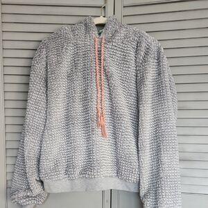 Anthropologie Saturday Sunday Nanette Plush Sherpa Hoodie